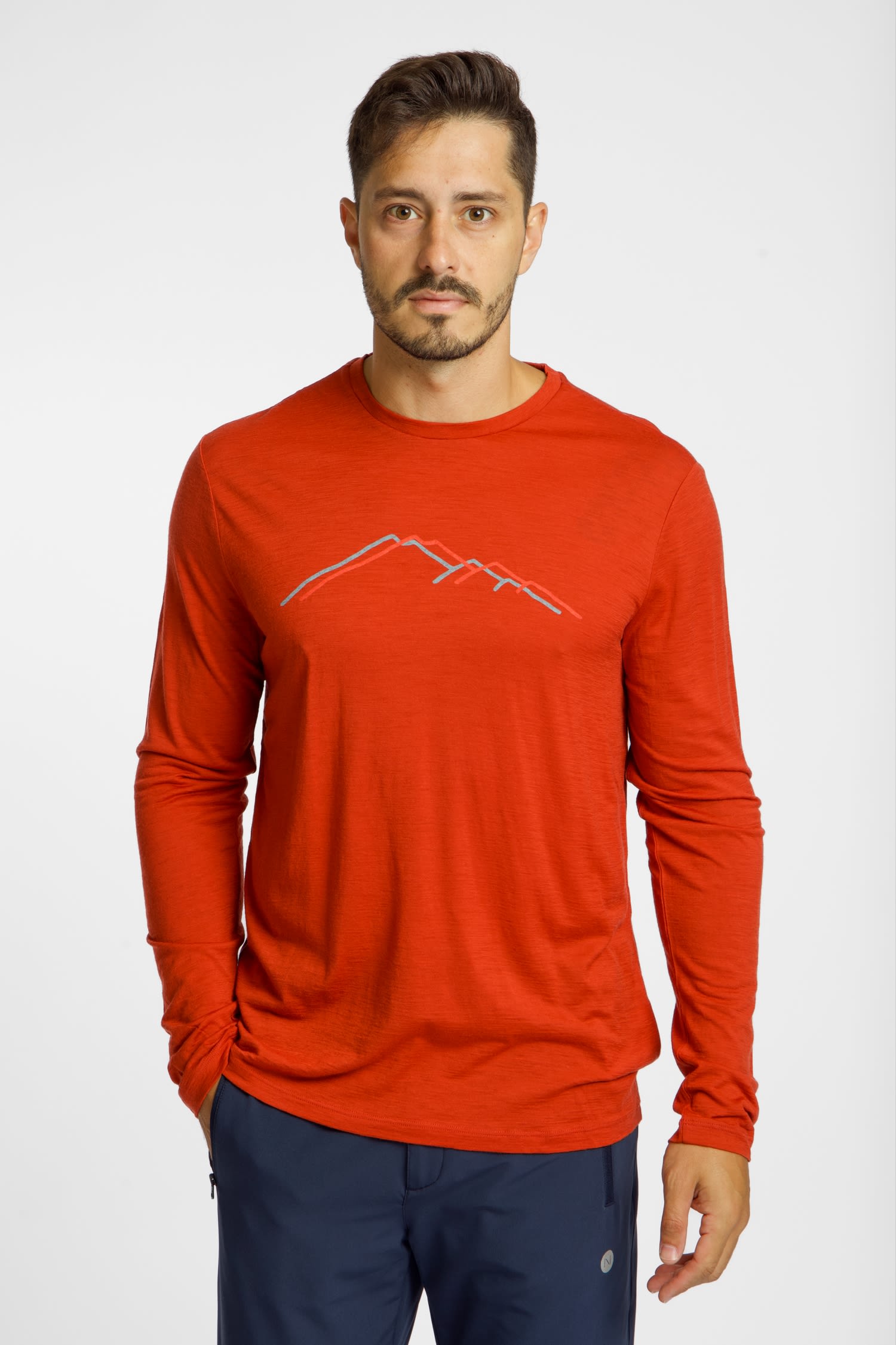 Merino 150 Tech Lite Rainer Ridge Herren Longsleeve