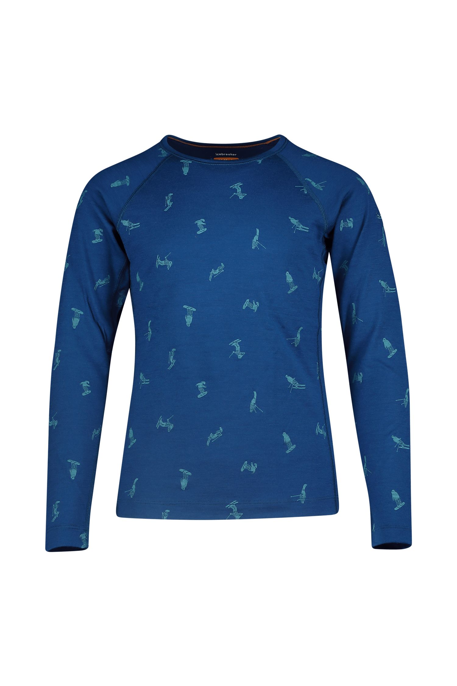 Merino 200 Oasis Snow Day Kinder Thermo Longsleeve