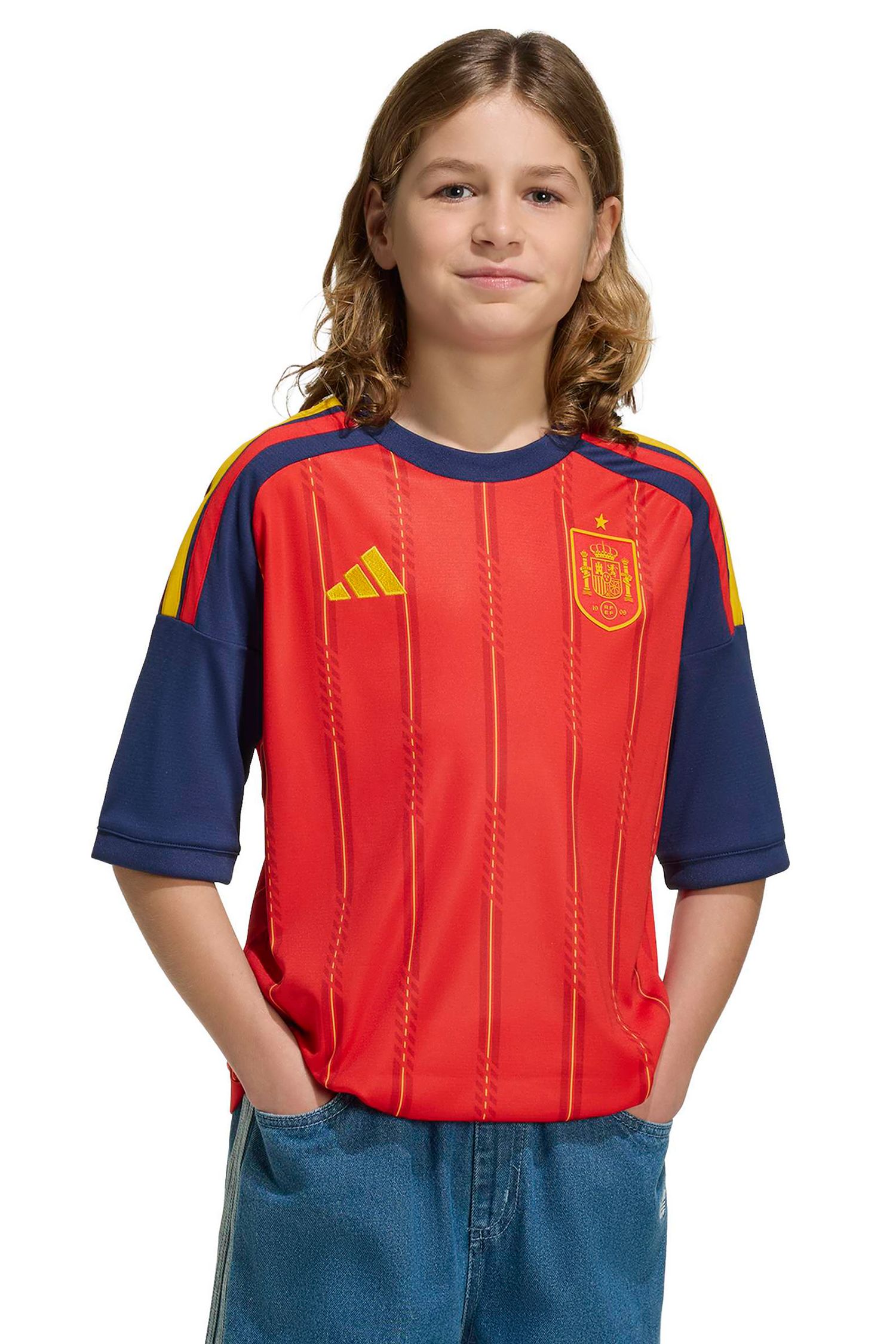 Spanien Home Replica Kinder Fussballtrikot WM 2026
