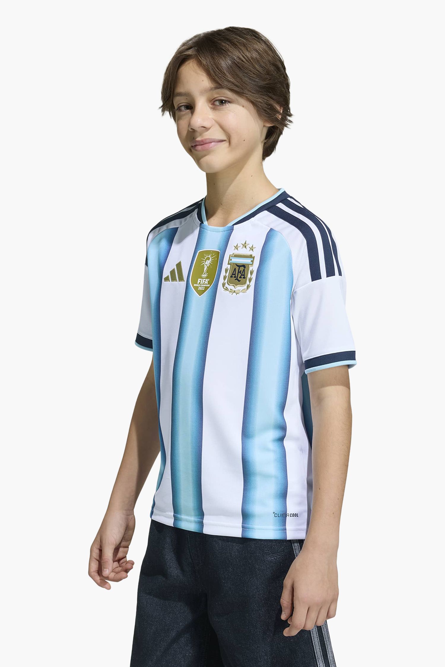 Argentinien Home Replica Kinder Fussballtrikot WM 2026
