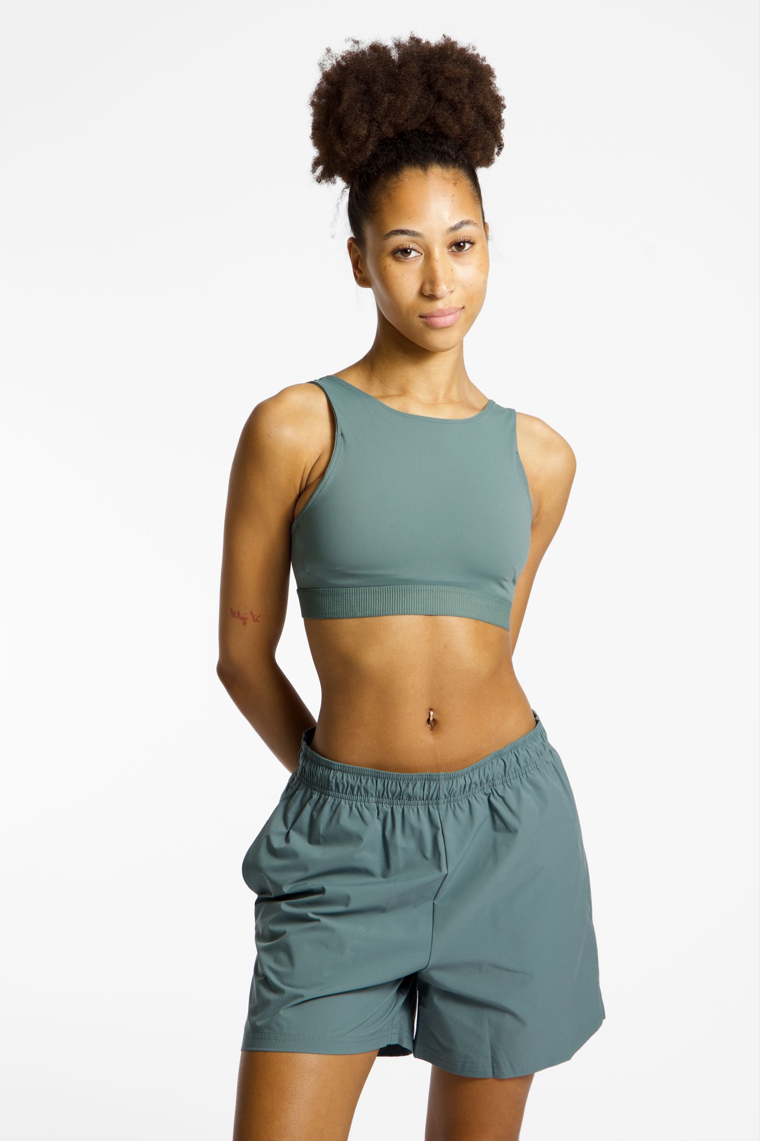Core 2in1 Crop Damen Top