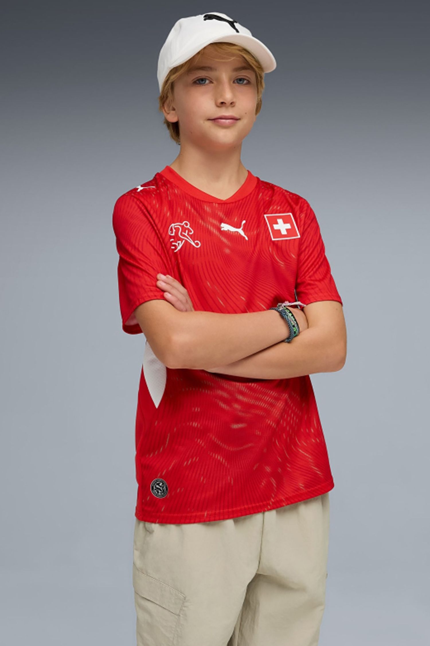 Schweiz Home Replica Kinder Fussballtrikot WM 2026