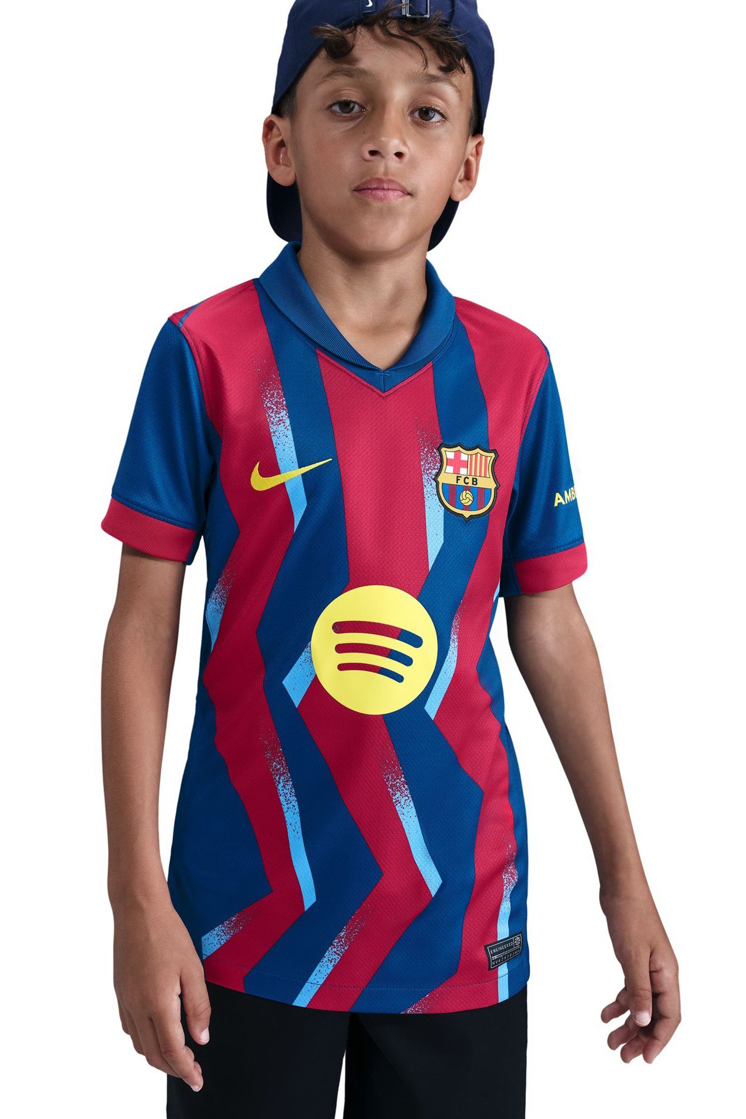 FC Barcelona 4th Replica Kinder Fussballtrikot 25/26