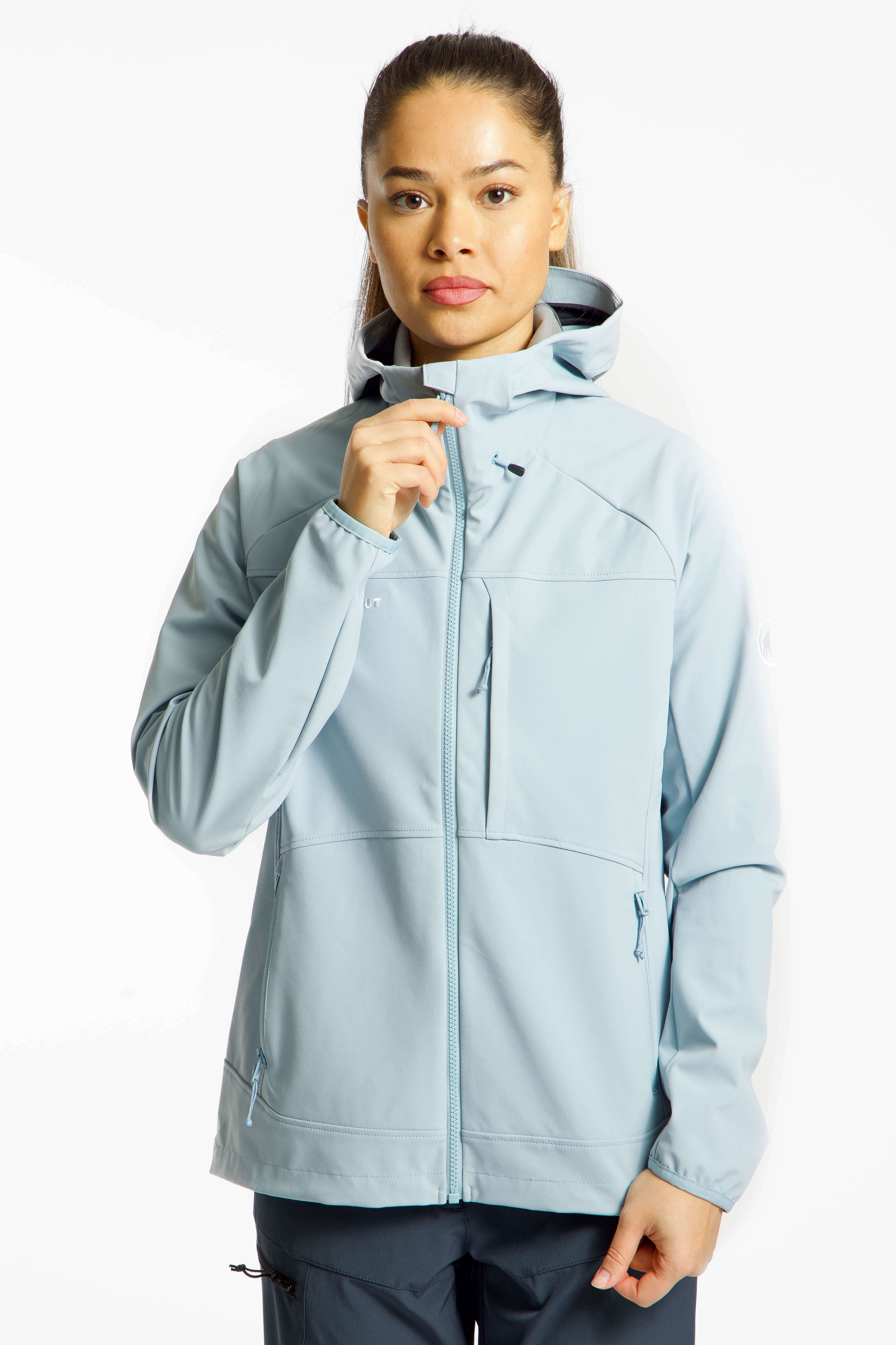 Ultimate Comfort Hooded Damen Softshelljacke