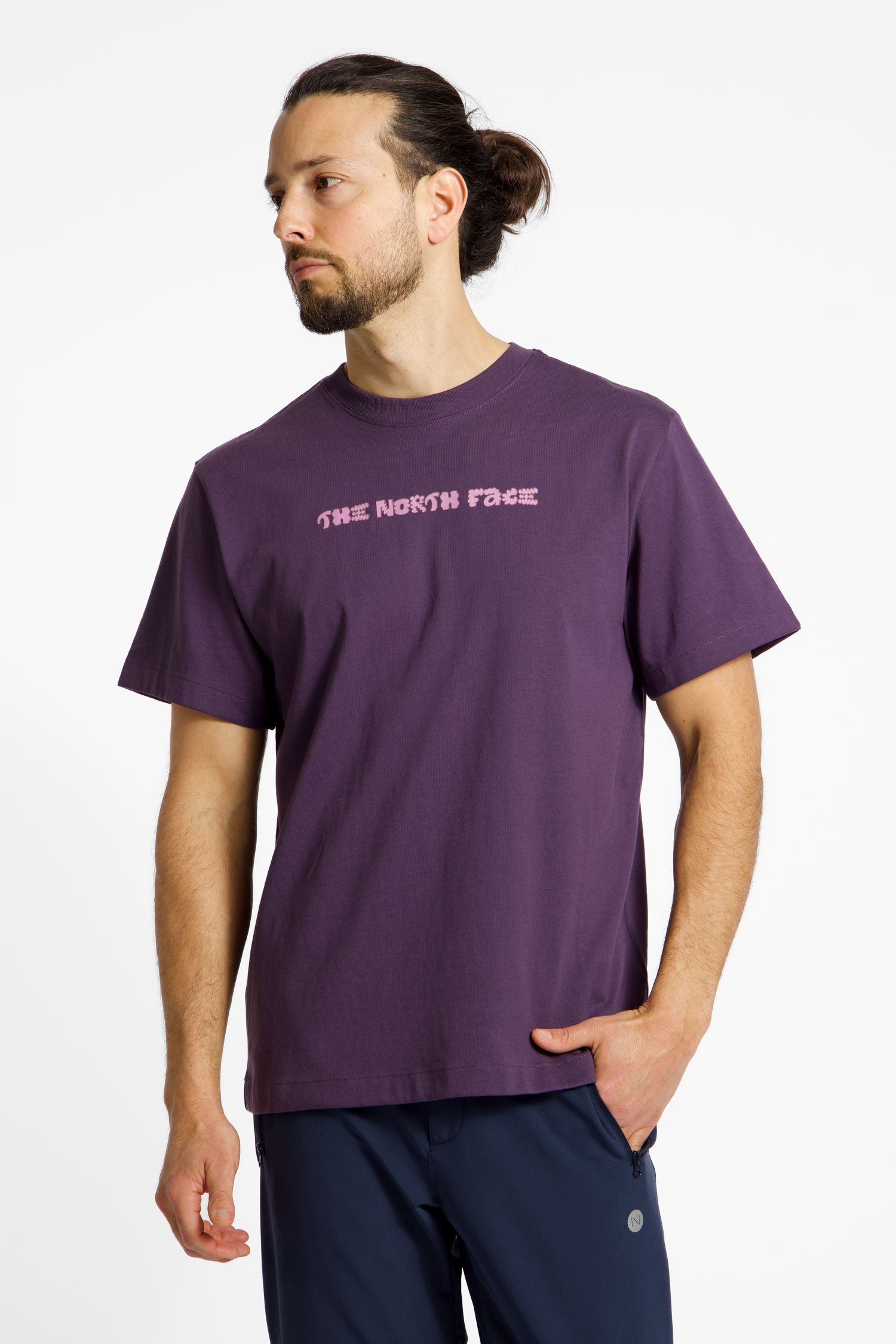 Logo Twist Relaxed Graphic Herren T-Shirt