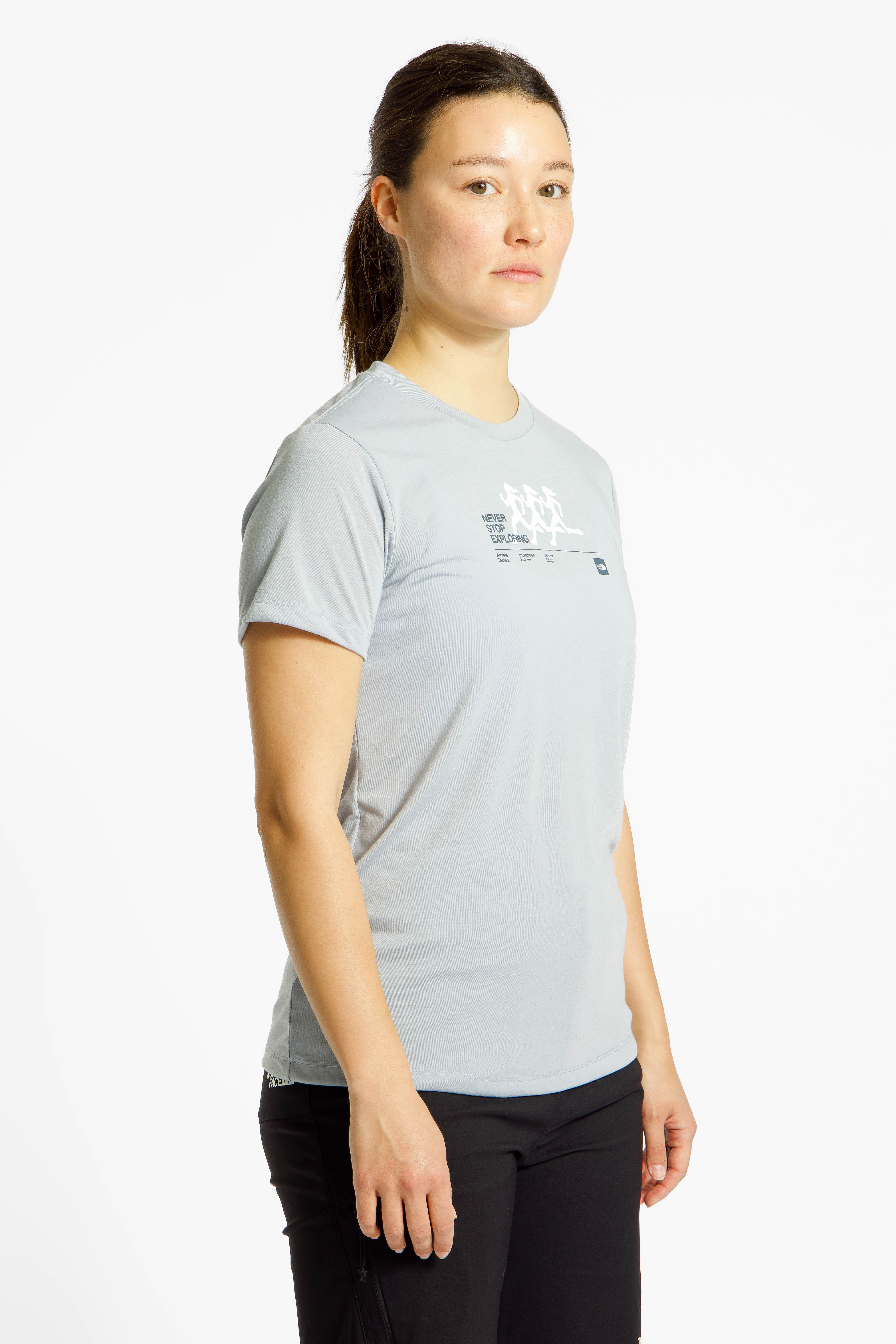 Bitmap Silhouette Graphic Damen T-Shirt