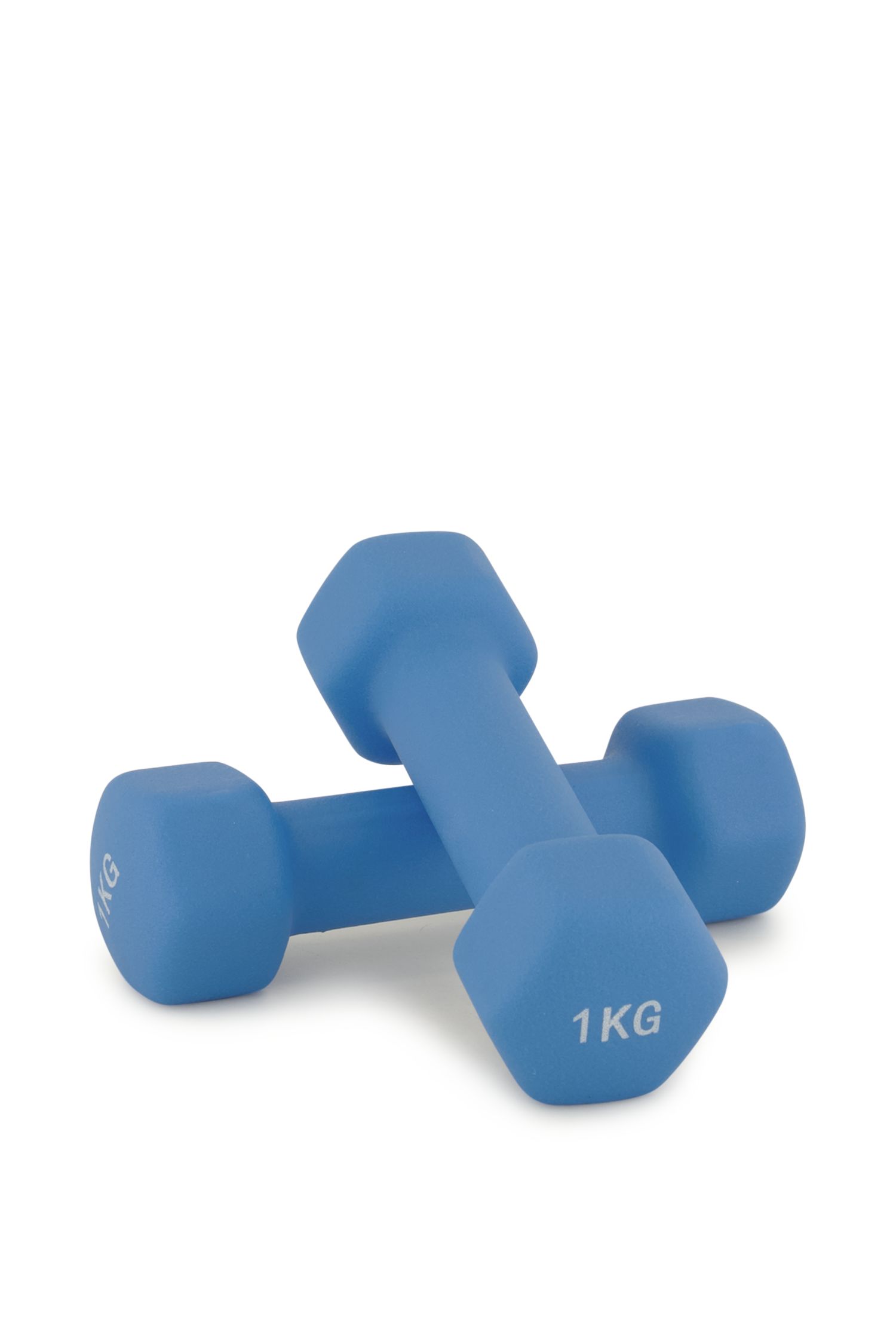 Hexagonal Neoprene 2 x 1 kg Hantel Set