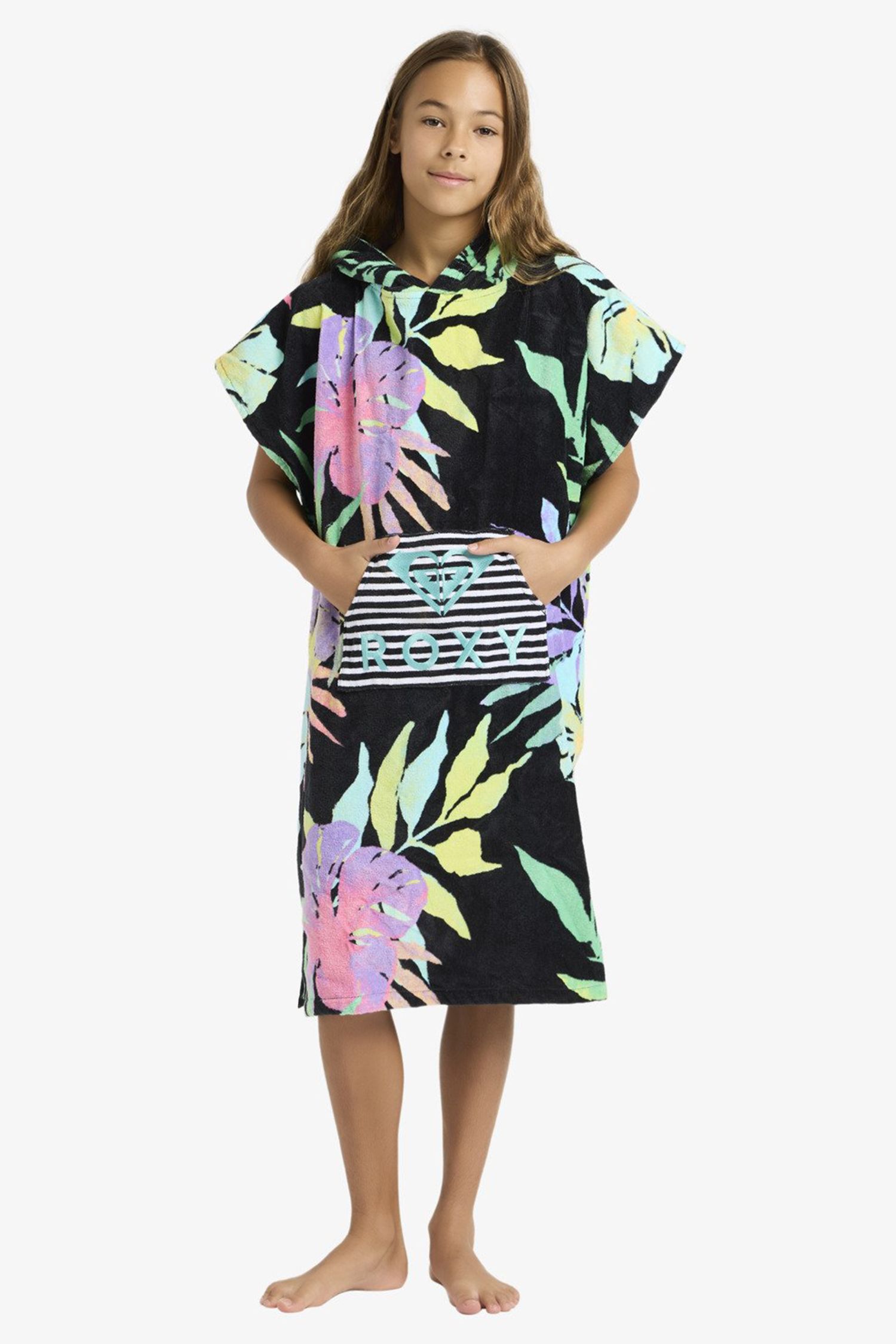 Stay Magical Printed Mädchen Poncho