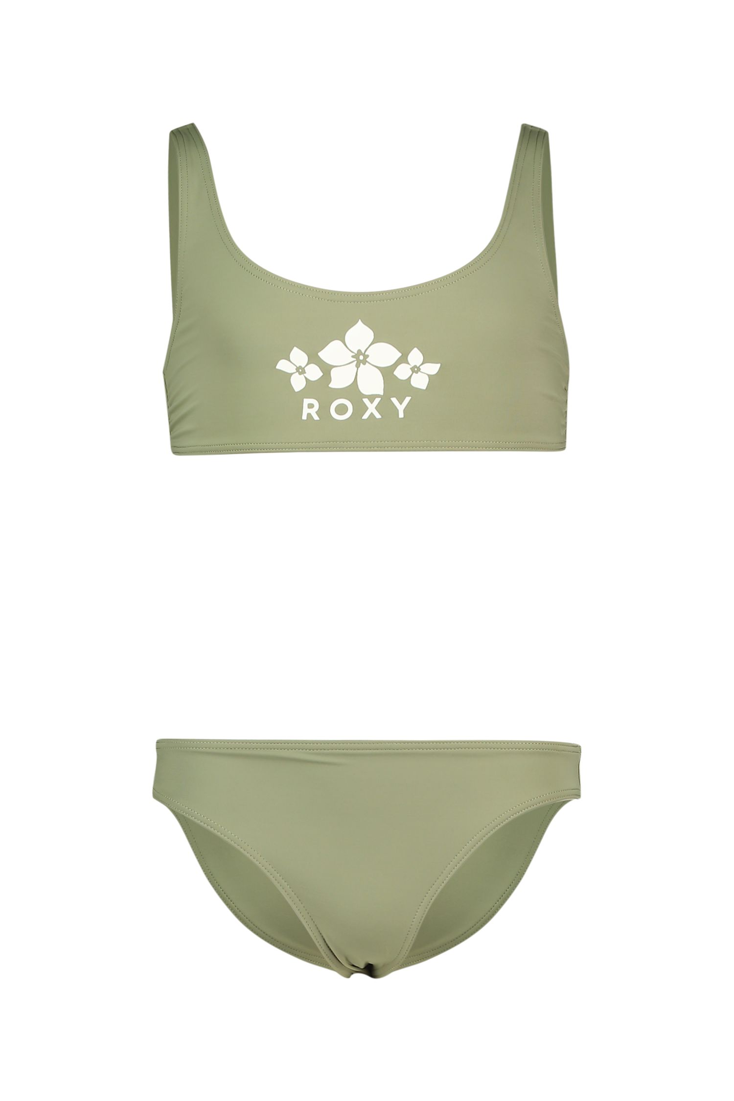 Solid Active Bralette Mädchen Bikini