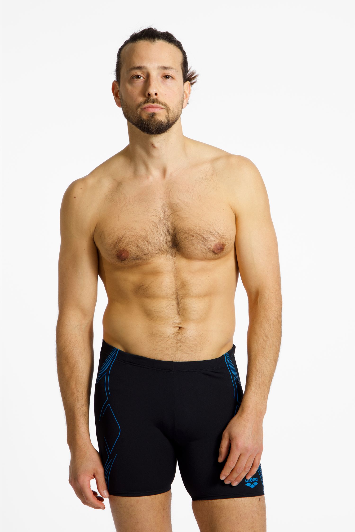 Graphic Swim Mid Jammer Herren Badehose