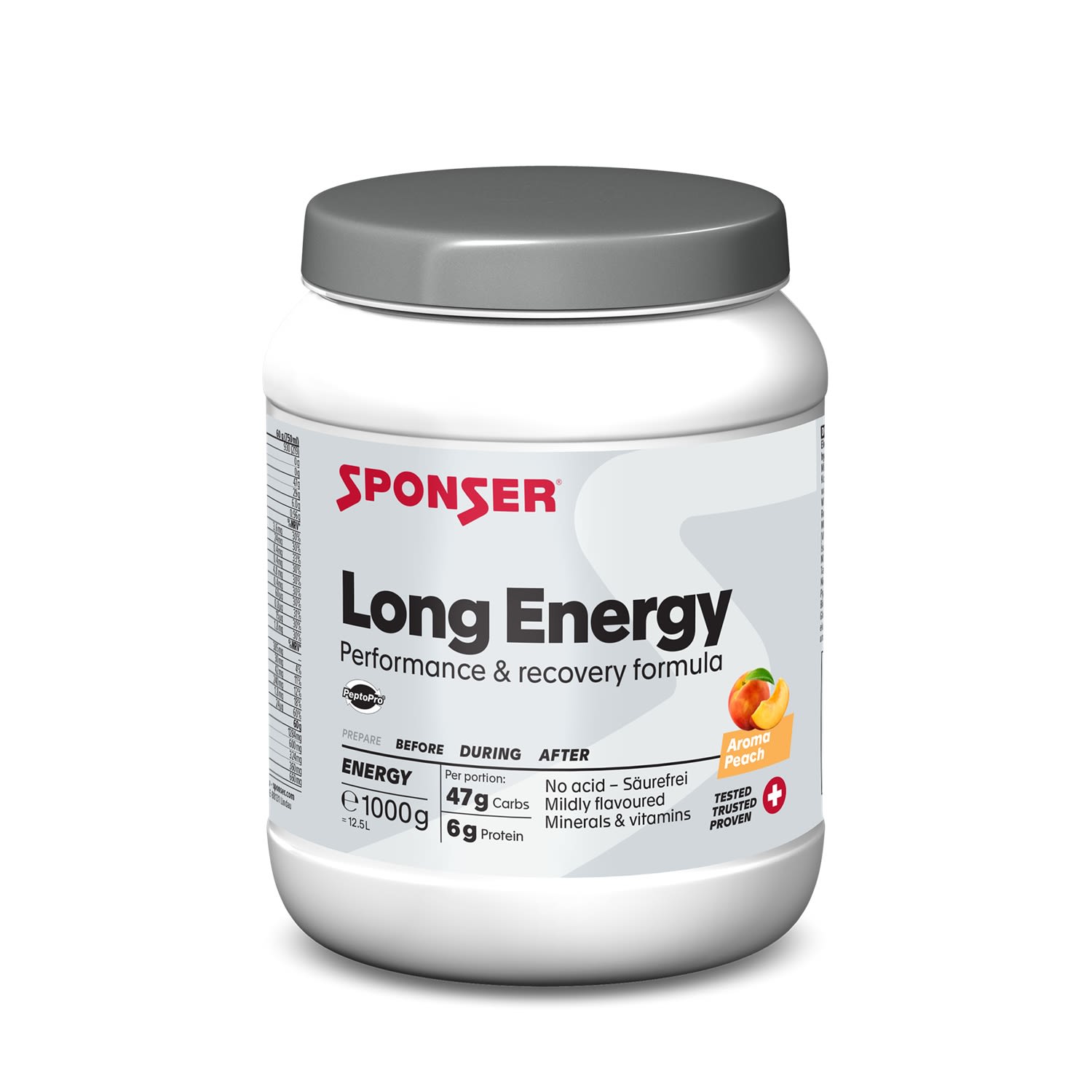 Long Energy Peach 1000 g Getränkepulver