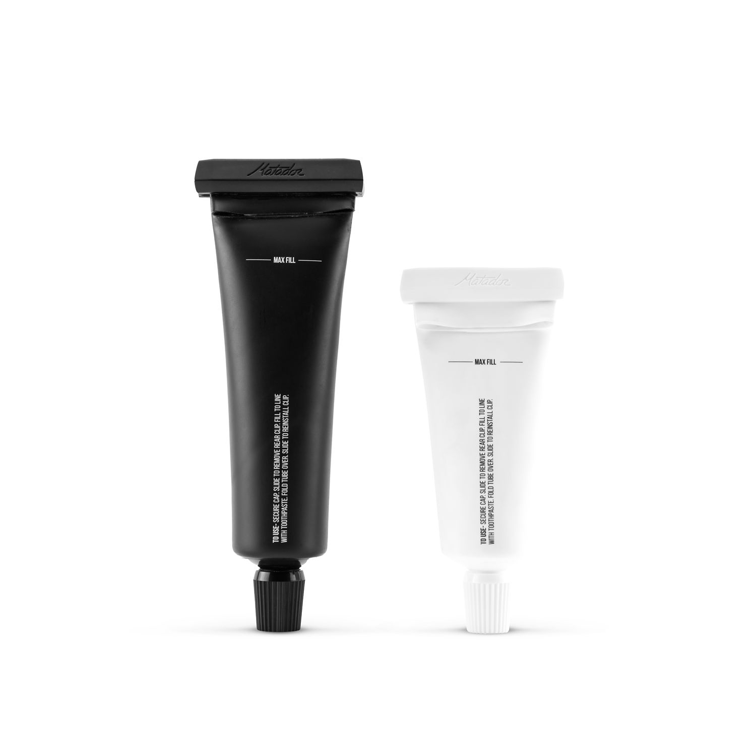 2-Pack Refillable Zahnpastatuben