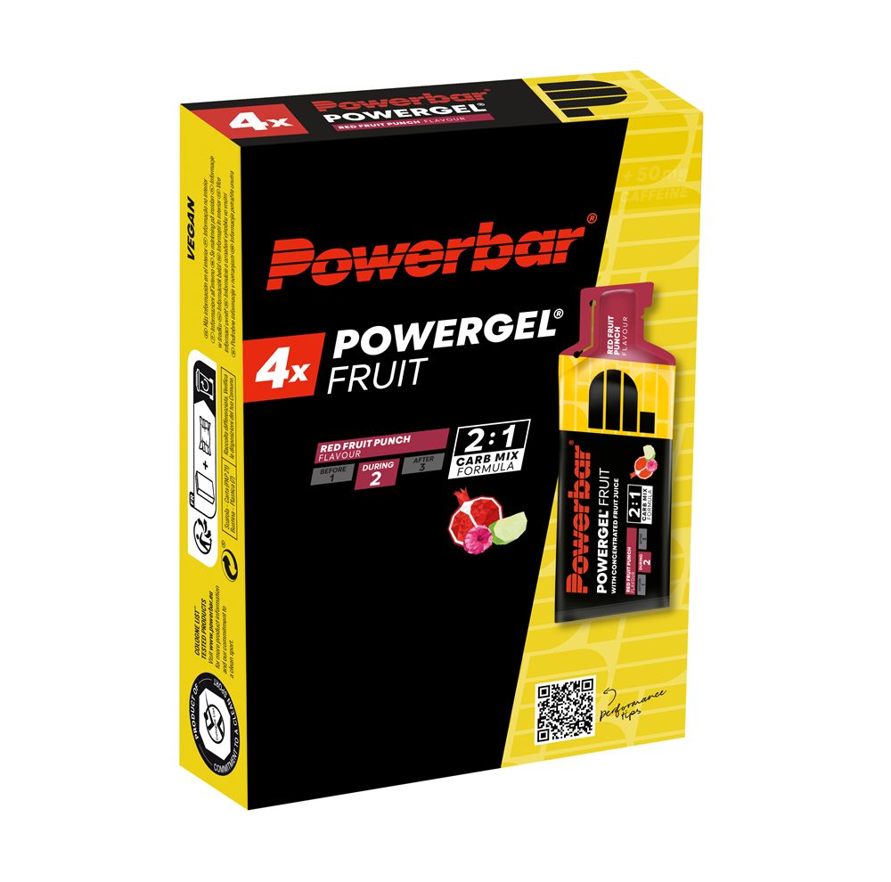 4-Pack Power Original Red Fruit 4 x 41 g Energy Gel