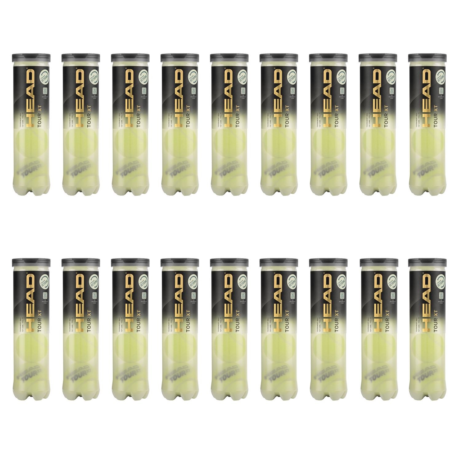 18-Pack Tour XT Tennisball