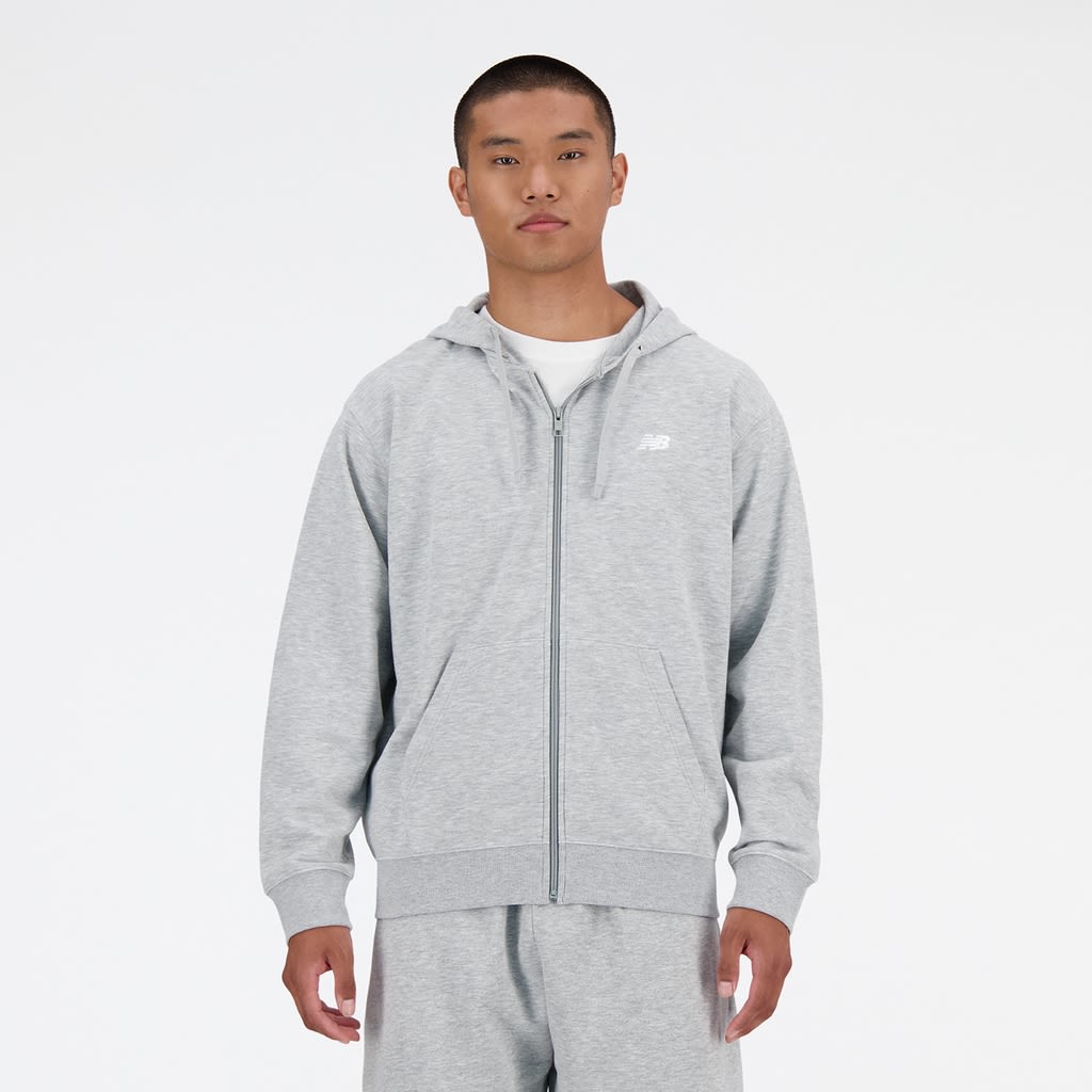 Stacked Logo French Terry Herren Hoodie