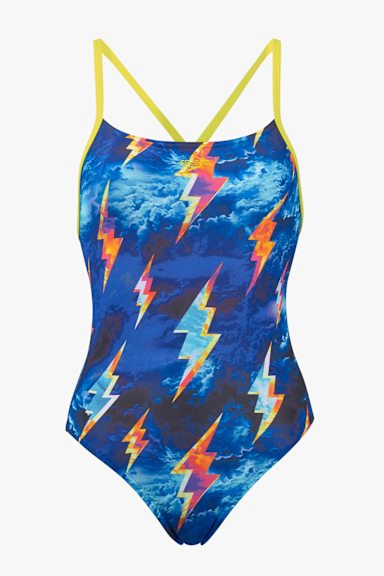speedo Strike Flash Placement Crossback Mädchen Badeanzug