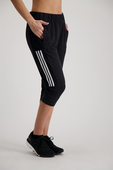 adidas Performance 3 Streifen Damen 3/4 Trainerhose