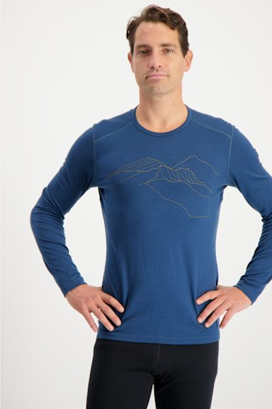 icebreaker 200 Oasis The Higher We Go Herren Thermo Longsleeve