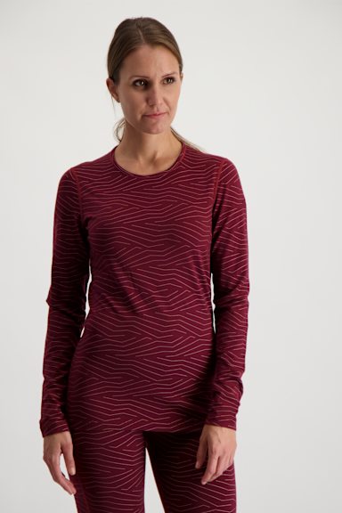 icebreaker 200 Oasis Napasoq Lines Damen Thermo Longsleeve