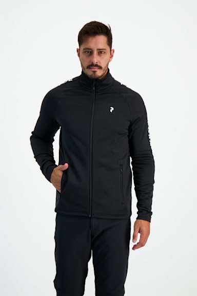Maillot Cyclisme Homme Primal Performance – Taille L – Gris/Noir/Vert – Manches Longues