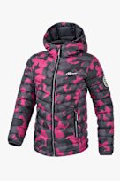 Rehall Phoebe-R giacca trapuntata bambina rosa intenso