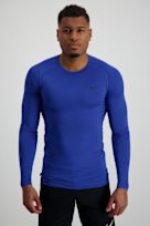 Nike Pro Herren Longsleeve blau