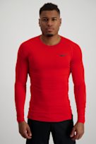 Nike Pro longsleeve hommes rouge