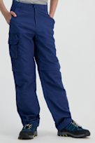 Trollkids Oppland Zip-Off pantalon de randonnée enfants bleu