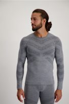 Odlo Natural + Kinship Warm manche longue thermique hommes gris