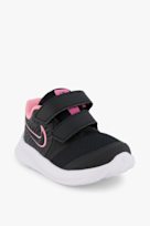 Nike Star Runner 2 scarpe da corsa bimbo nero-bianco