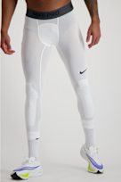 Nike Pro tight 3/4 uomo bianco