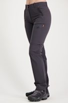 MAMMUT Runbold Zip-Off Kurzgrösse Damen Wanderhose anthrazit