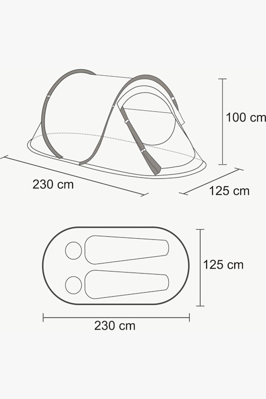 46 NORD Sunny 2 Pop-Up tente