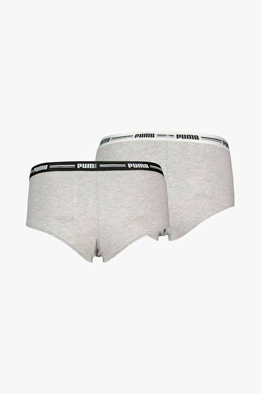 Puma 2-Pack Iconic Mini Short Damen Slip