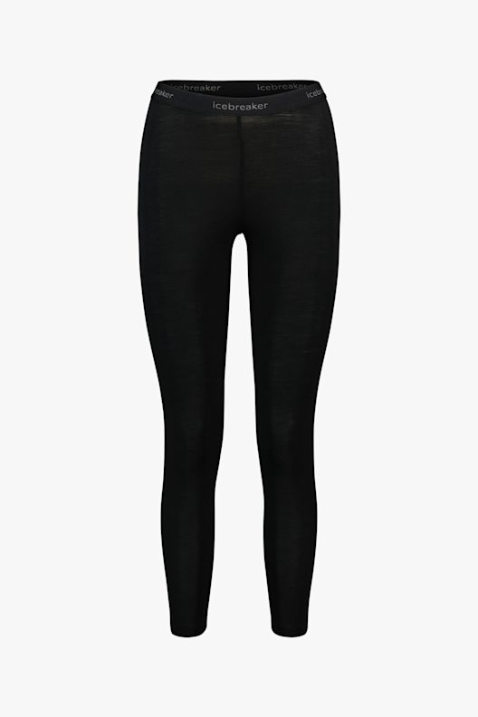 Legging Thermique Femme Icebreaker 175 Everyday – Laine Mérinos – Taille L Noir
