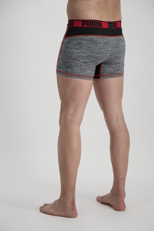 Puma 2-Pack Active Grizzly Herren Boxershort