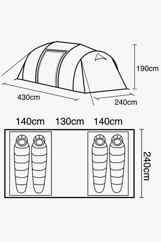 46 NORD Side by Side 4-5 tenda
