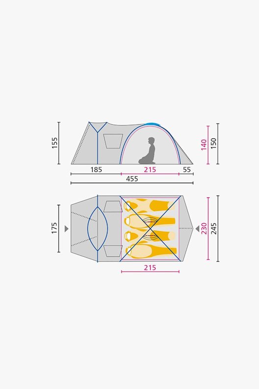 Jack Wolfskin Grand Illusion IV tenda