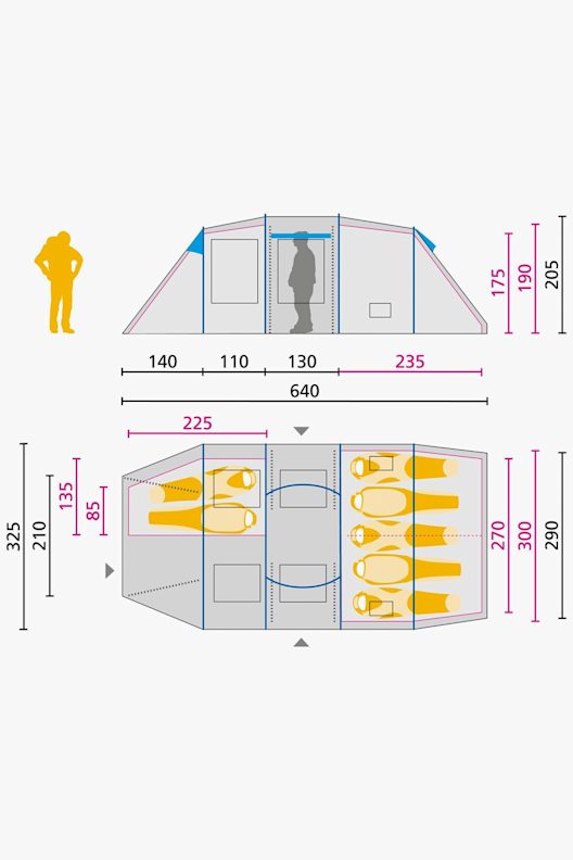 Jack Wolfskin Travel Lodge tenda