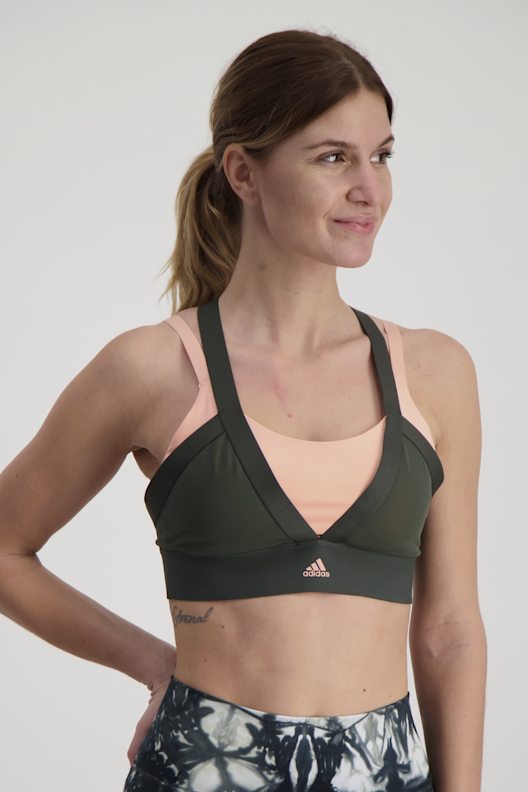 adidas Performance All Me Layered Damen Sport-BH