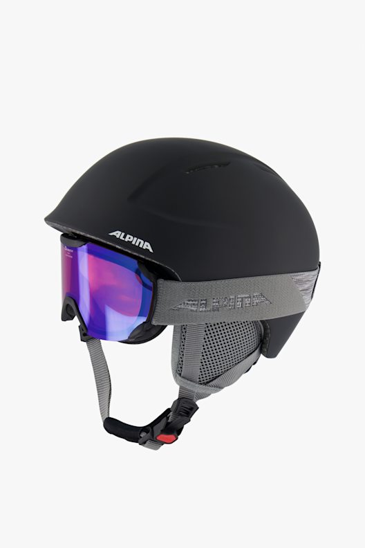 ALPINA Chute casco da sci + Thaynes occhiali