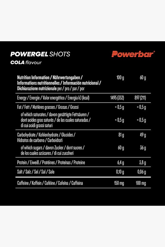 Powerbar Powergel 16 x 60 g Energize Sport Shot