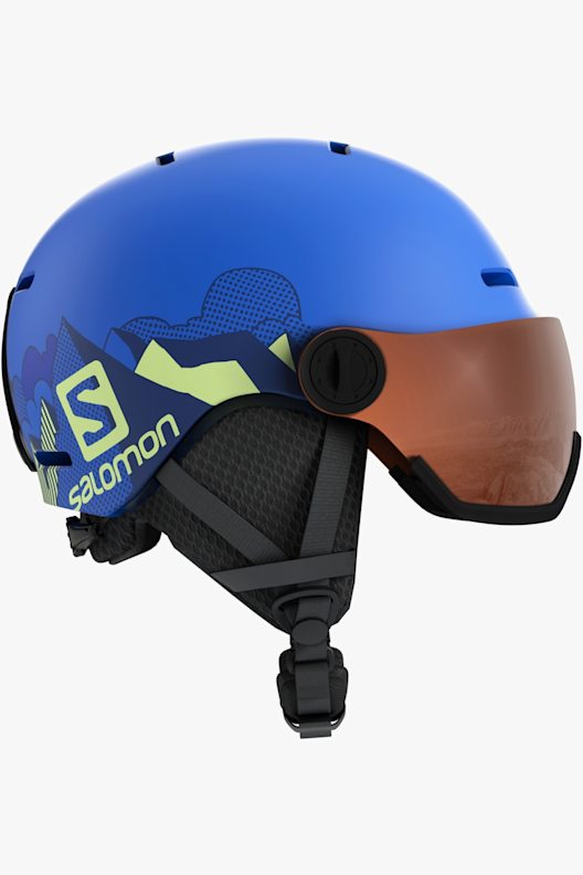 Salomon Grom Visor casco da sci bambini