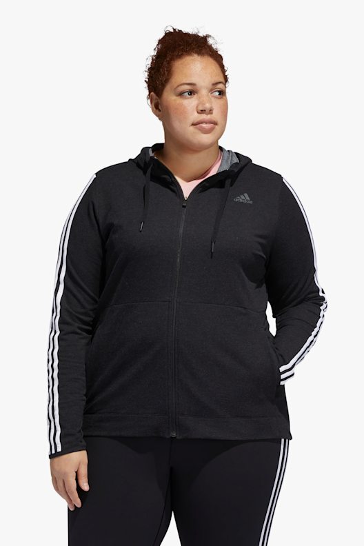 adidas Performance 3 Streifen Plus Size giacca della tuta donna