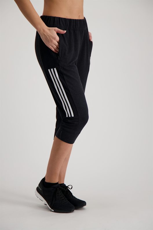 adidas Performance 3 Streifen pantalon de sport 3/4 femmes