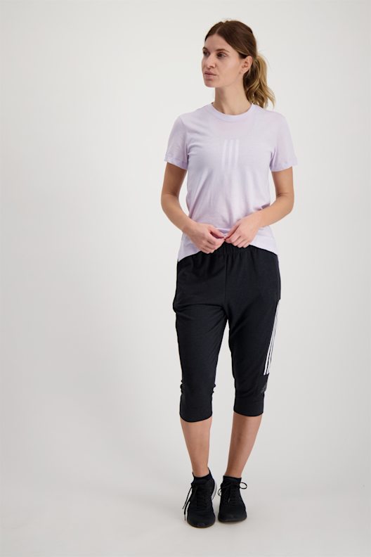 adidas Performance 3 Streifen pantaloni della tuta 3/4 donna