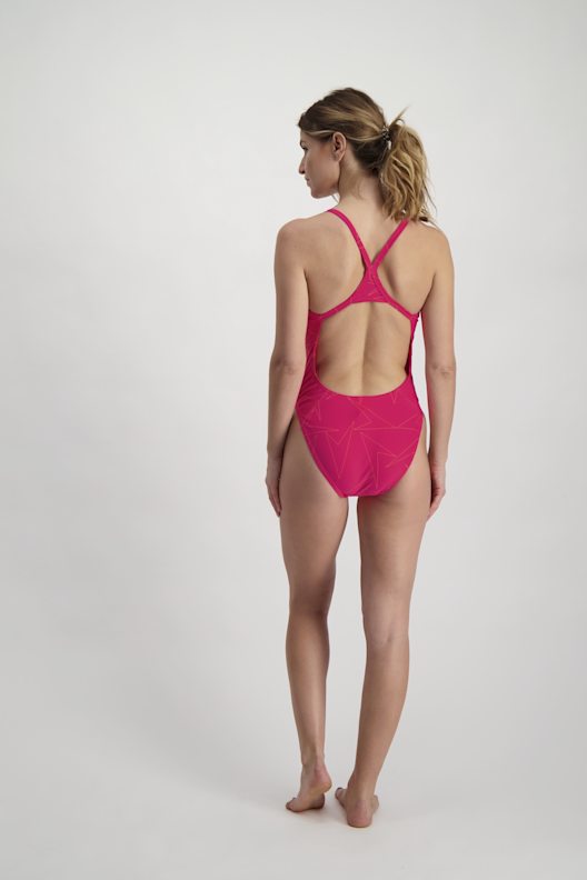 speedo Boomstar Allover Turnback Damen Badeanzug