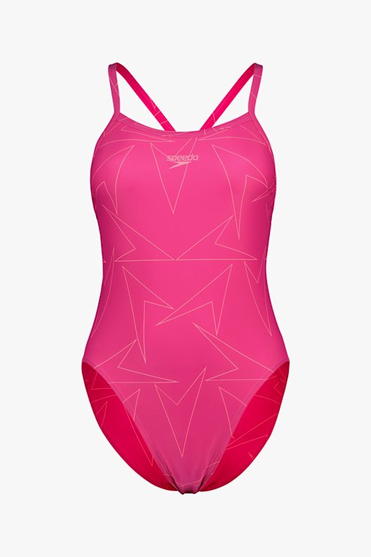 speedo Boomstar Allover Turnback costume da bagno donna