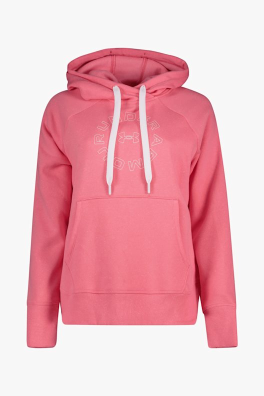 Under Armour Rival Fleece Metallic hoodie donna