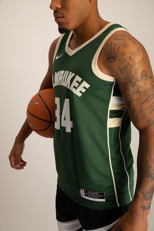 Nike Milwaukee Bucks Giannis Antetokounmpo maglia da basket uomo